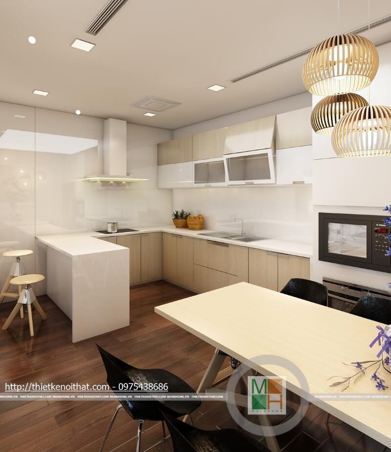 Thiết kế nội thất nhà liền kề